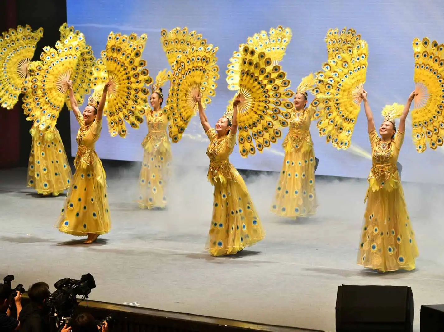 活動透過武術、舞蹈、音樂等多元藝術展演，帶領與會者回顧太極門師推廣愛與和平文化的歷程。（太極門氣功養生學會提供）