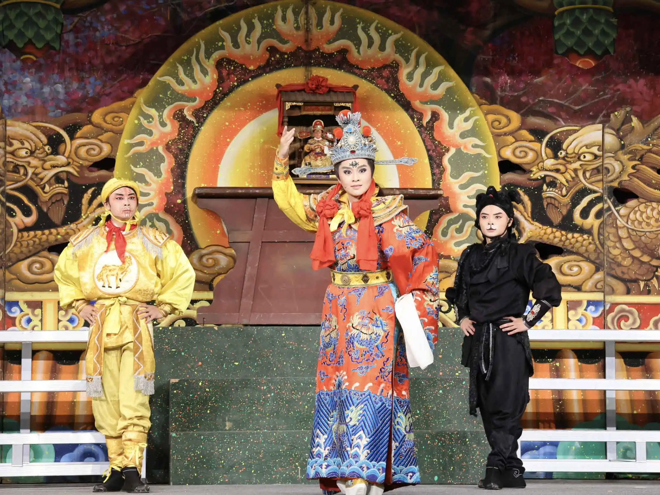台南市東區的「戲巢藝術館」5日正式開館，由明華園戲劇總團營運。(台南市政府文化局提供)