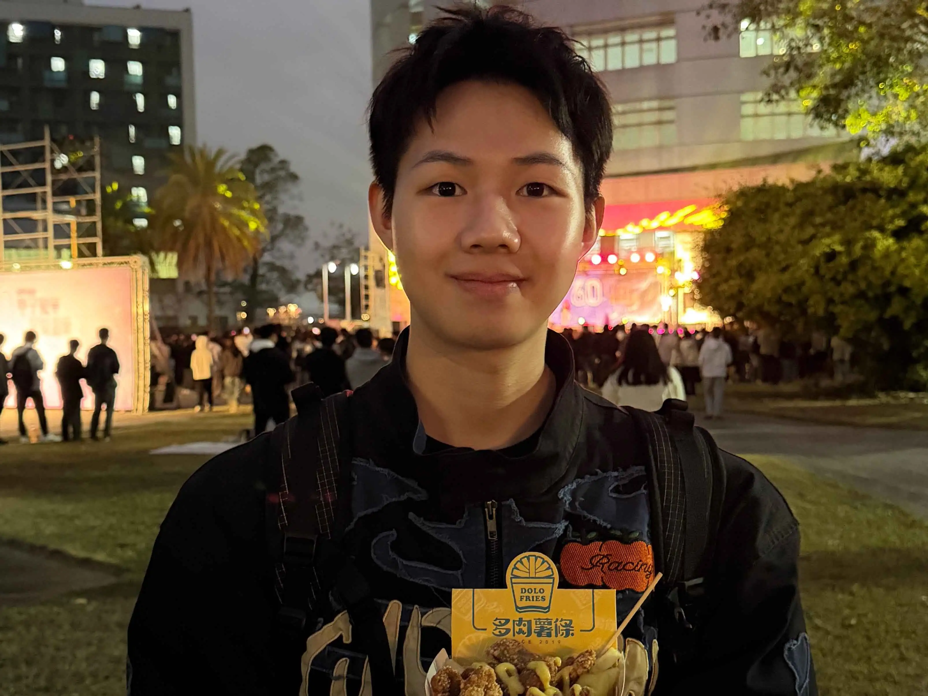 嘉藥消防系沈義豐因家裡從事消防設備行業從小對消防方面有著濃厚興趣。(嘉南藥理大學提供)