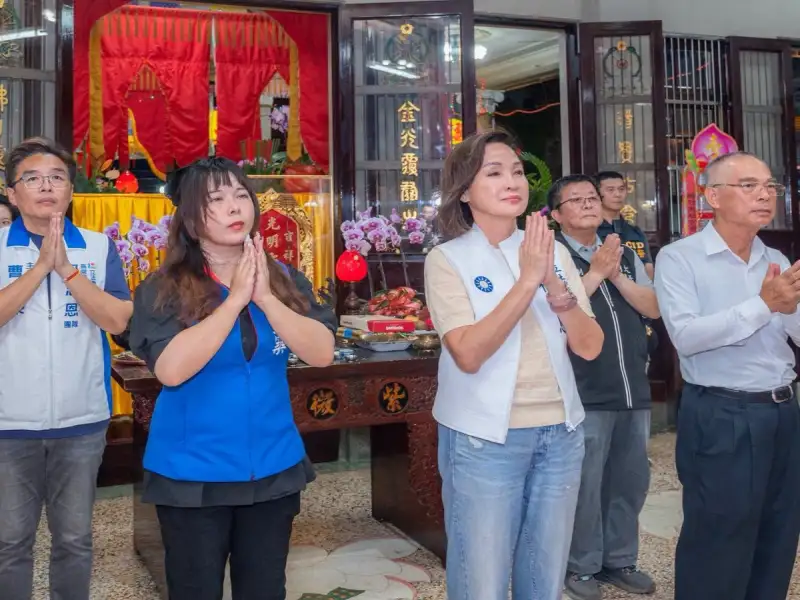 柯志恩赴阿蓮薦善堂祝壽   盼守護庄頭情感打造繁榮家園