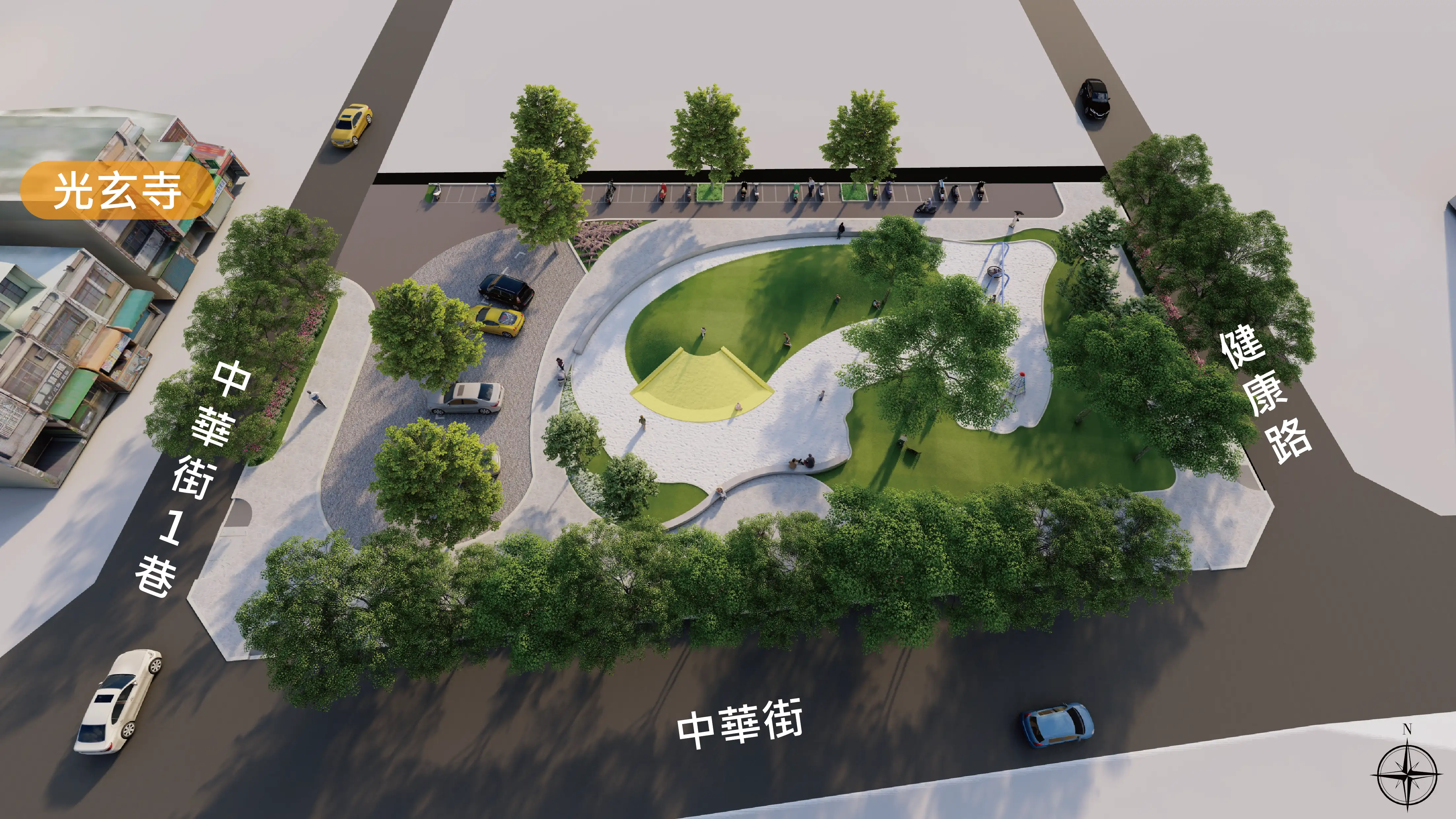 下營市地重劃案是溪北地區重要的都市建設之一，也是臺南市持續推動公共設施保留地解編、還地於民、活化土地利用的重要成果。（臺南市政府地政局提供）