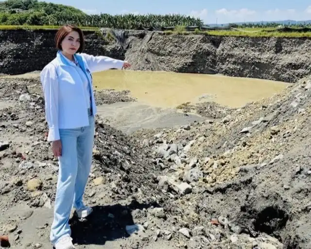 國民黨立委陳菁徽表示，高雄市審計處針對市府處理美濃大峽谷案提出裁罰延宕、巡查不足等多項行政缺失，呼籲市府正視問題並補強環境管理及執法機制。（陳菁徽提供）