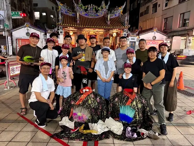 國際舞者學八爺步伐　府城隍廟跨界交流讓神將文化走進劇場