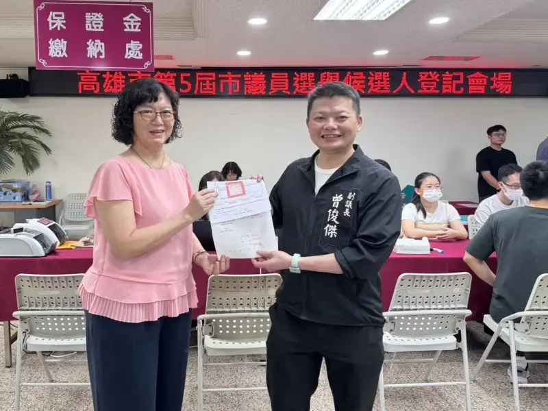 深耕三民20年再拚連任  曾俊傑登記爭取第6任市議員