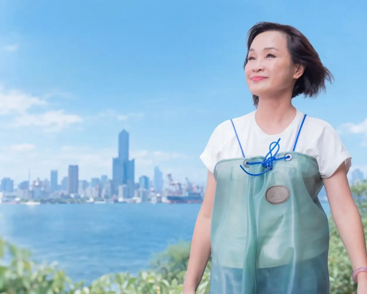國民黨高雄市長候選人柯志恩提出空污治理3大政策，主張從能源、產業及健康同步著手，推動燃煤機組除役不復活、產業減碳轉型及擴大肺癌篩檢。（柯志恩團隊提供）