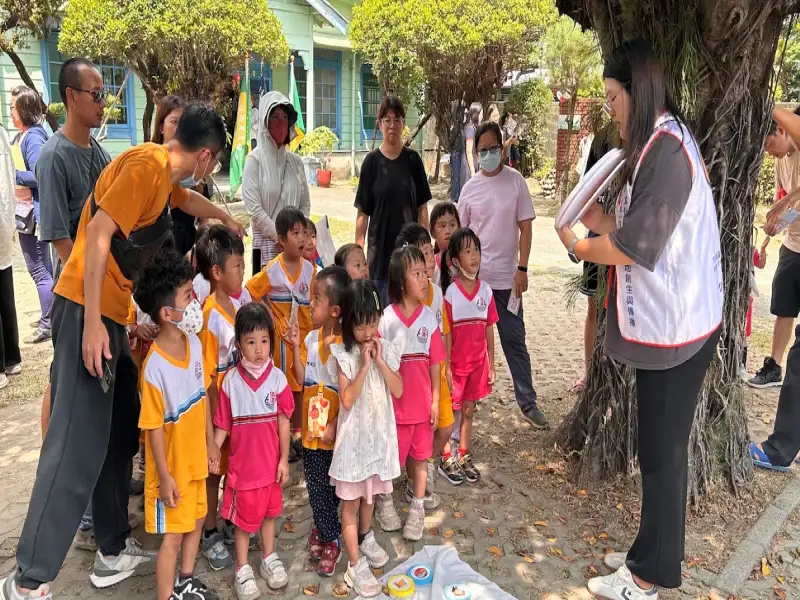 幼兒化身小小海關人員　走進台南運河百年歷史