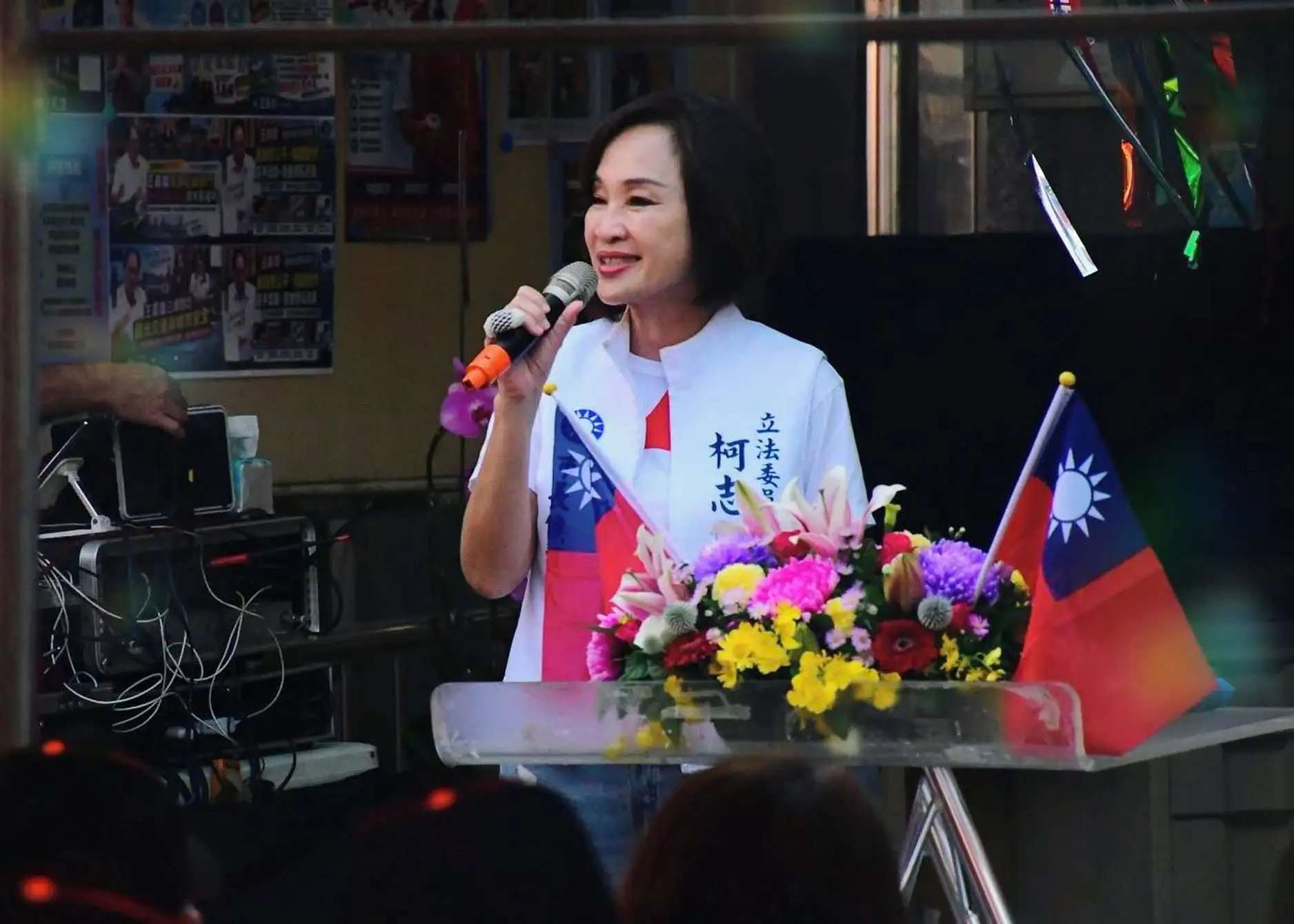 國民黨高雄市長參選人柯志恩競選辦公室發表聲明，嚴正譴責賴瑞隆未經事實查證即公然造謠，要求賴瑞隆即刻公開道歉。（柯志恩團隊提供）