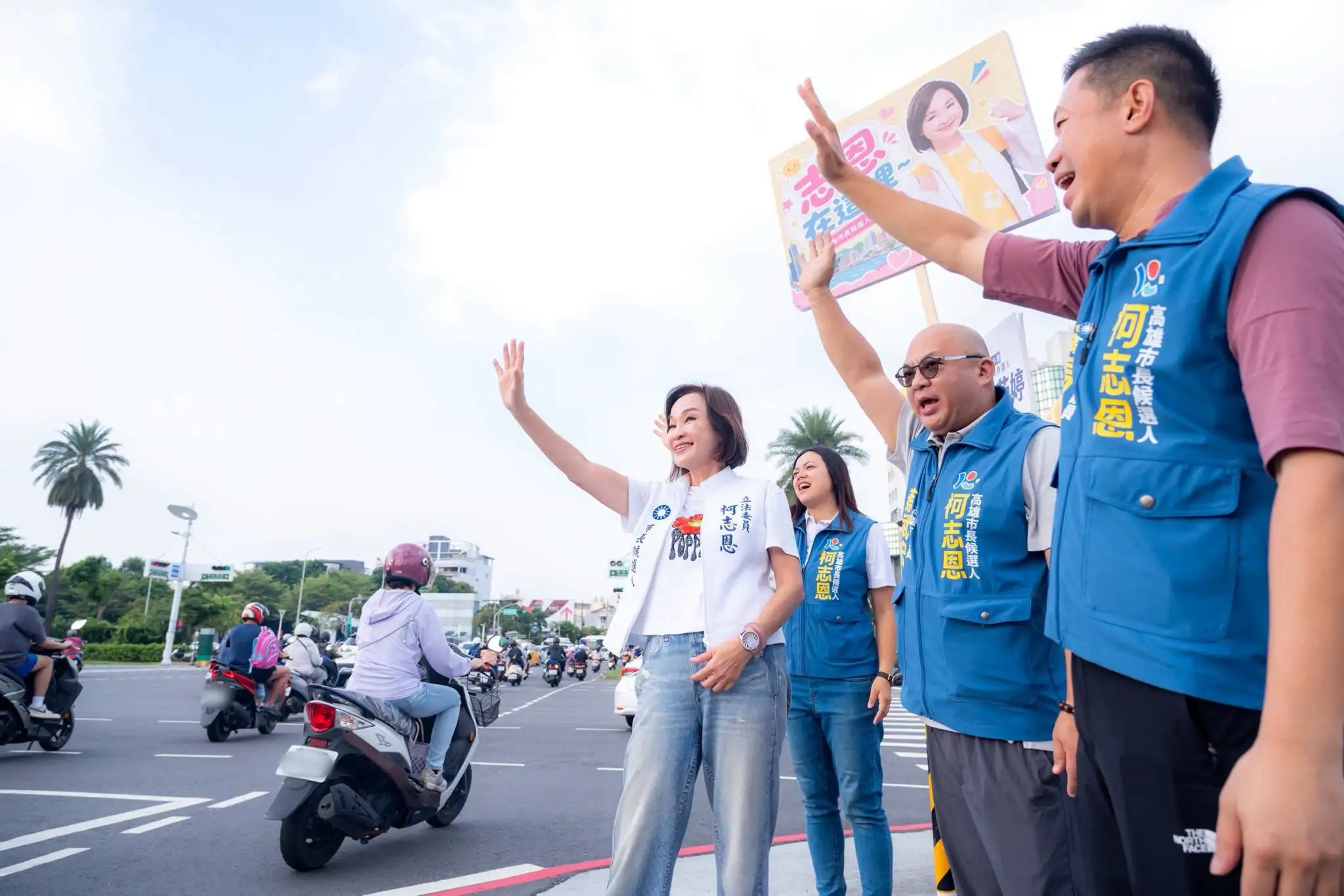 柯志恩競選辦公室呼籲，兒虐議題不容忽視，賴瑞隆應正面回應幼兒園爭議，向社會大眾說明立場。（柯志恩團隊提供）