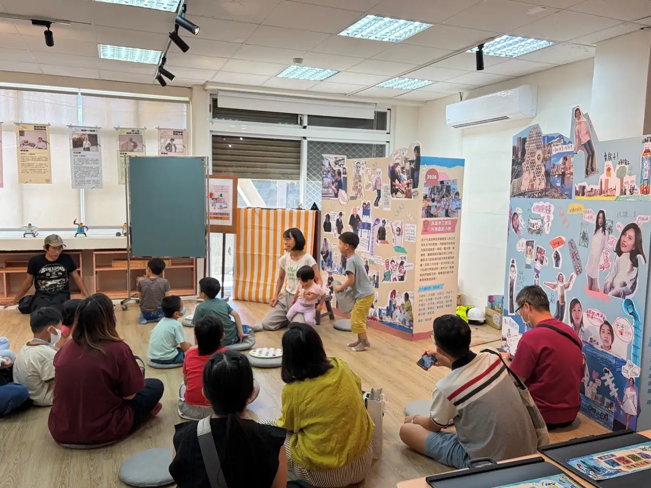 勞博館9月舉辦《深夜的鐵道英雄》繪本活動，獲得小朋友熱烈迴響，讓勞動教育融入故事與生活。