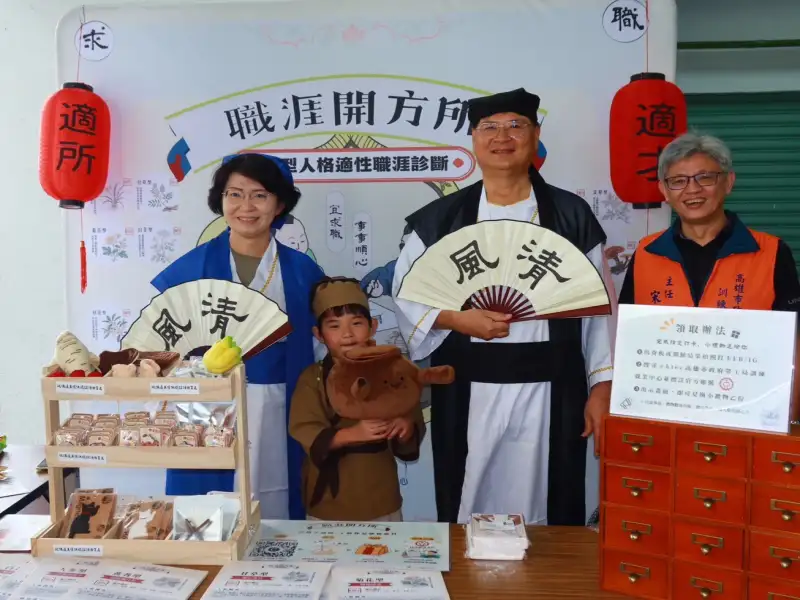 16種中藥角色測出職場特質  高雄勞工局職涯服務走入社區
