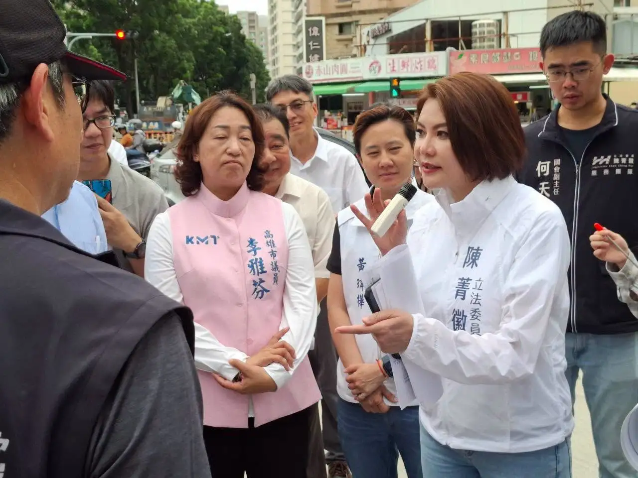 國民黨立委陳菁徽表示，高雄建設不分藍綠，只要有助於地方發展，她都會全力爭取相關建設與經費，盼跨黨派共同努力，改善市民生活環境。（圖 / 陳菁徽團隊提供）
