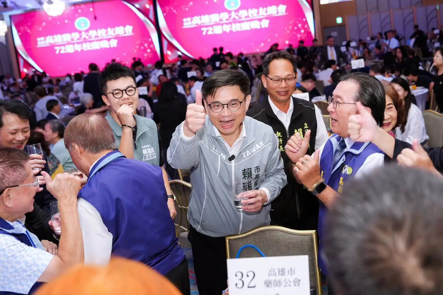 民進黨高雄市長參選人賴瑞隆表示，教育部上週正式核定明正國小高雄市體操訓練館新建計畫規劃設計經費，中央負擔8成，盼改善選手訓練環境。（圖 / 賴瑞隆團隊提供）