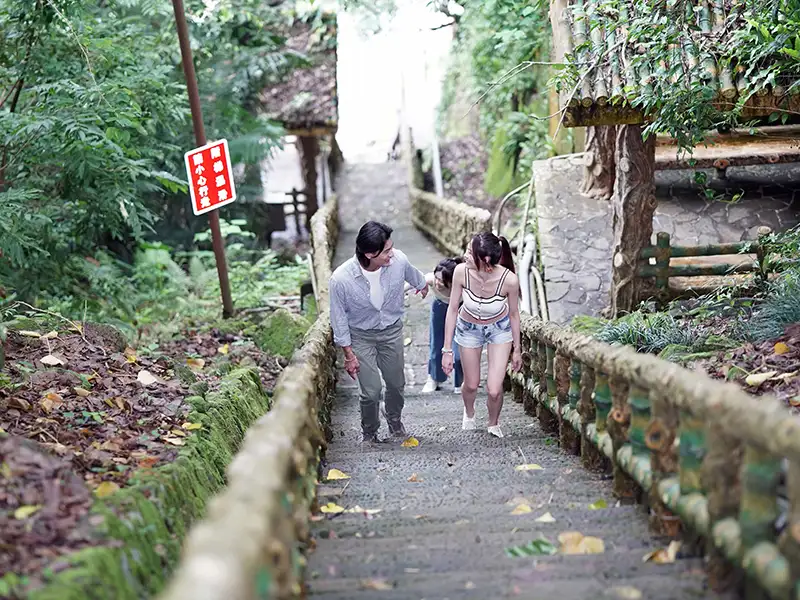 除了泡湯，來到關子嶺可以順道走訪好漢坡等周邊的特色景點。(圖/臺南市政府觀光旅遊局 提供)