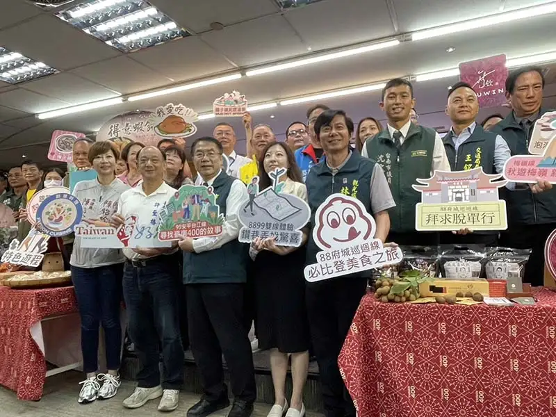 台南市觀旅局舉辦「台灣好行四線暢遊」記者會，邀請全國民眾體驗台南多種玩法(圖/記者林怡孜攝)