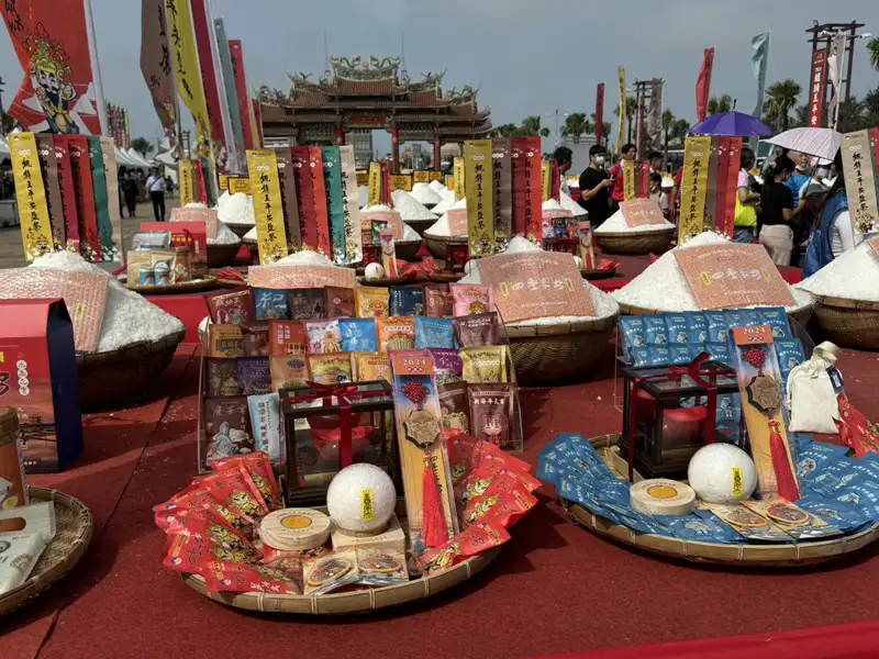 鯤鯓王平安鹽祭26日起展開為期兩天的活動。(記者張振興攝)