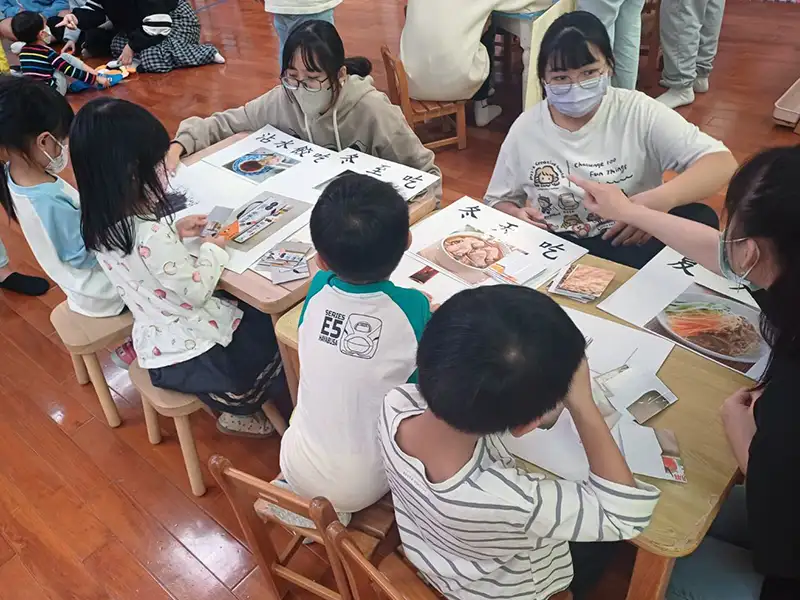 嘉藥幼保系以胡麻神奇之旅三部曲深化幼兒食農教育。(圖/嘉南藥理大學 嬰幼兒保育系 提供)