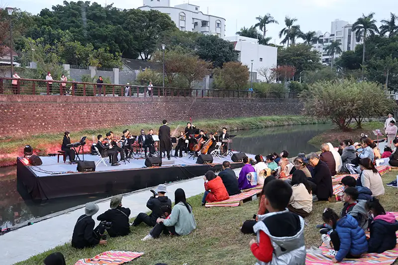 2024雲林溪流動藝術饗宴圓滿落幕 讓民眾重新領略雲林溪之美。(圖/雲林縣政府提供)