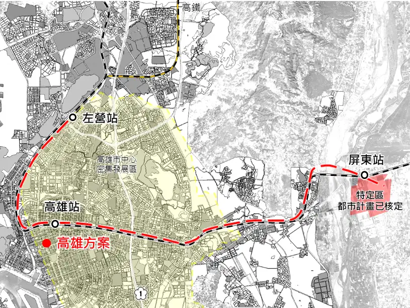 行政院長卓榮泰28日宣布高鐵延伸屏東計畫，確認採「高雄路線」方案。（屏東縣政府提供）