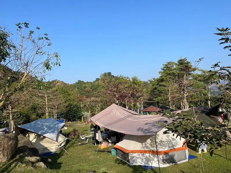 梅嶺神秘氣場露營區。(圖/臺南市政府觀光旅遊局)