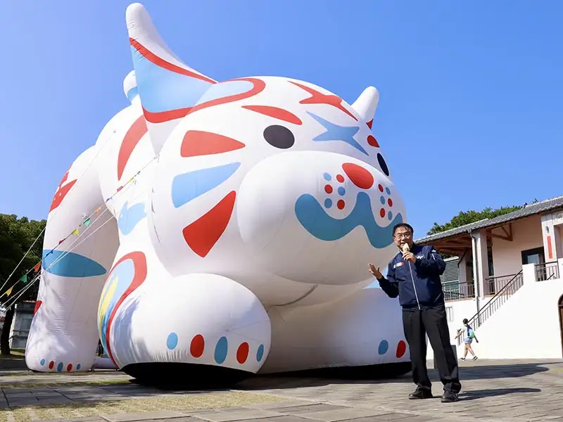 20日於安平古堡舉行「巷仔Niau陪您過新年」。(圖/台南市政府提供)