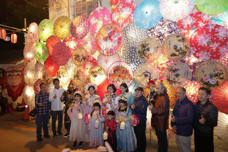 北港燈會由雲林縣長張麗善主持啟燈。(圖/雲林縣政府提供)