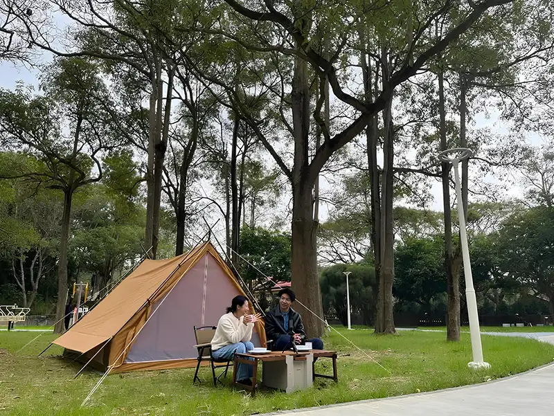 虎頭埤風景區一直是情侶踏青約會的熱點。(圖/台南觀光科)