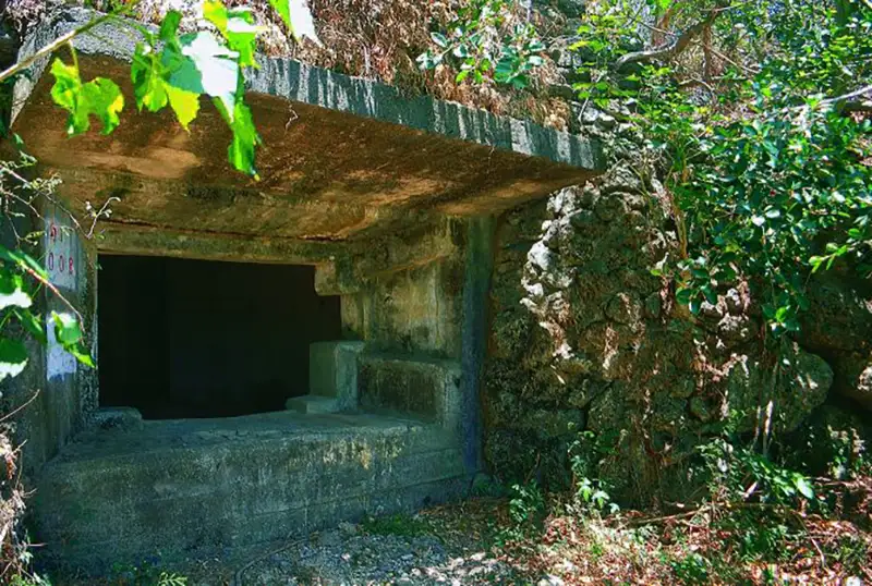 後灣龜山炮台遺址。（墾管處提供）