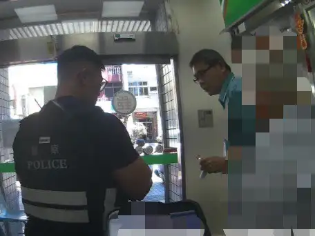 警察防詐有功,13萬匯款未成為詐騙受害者的損失 。(圖/台南市開元派出所 提供)