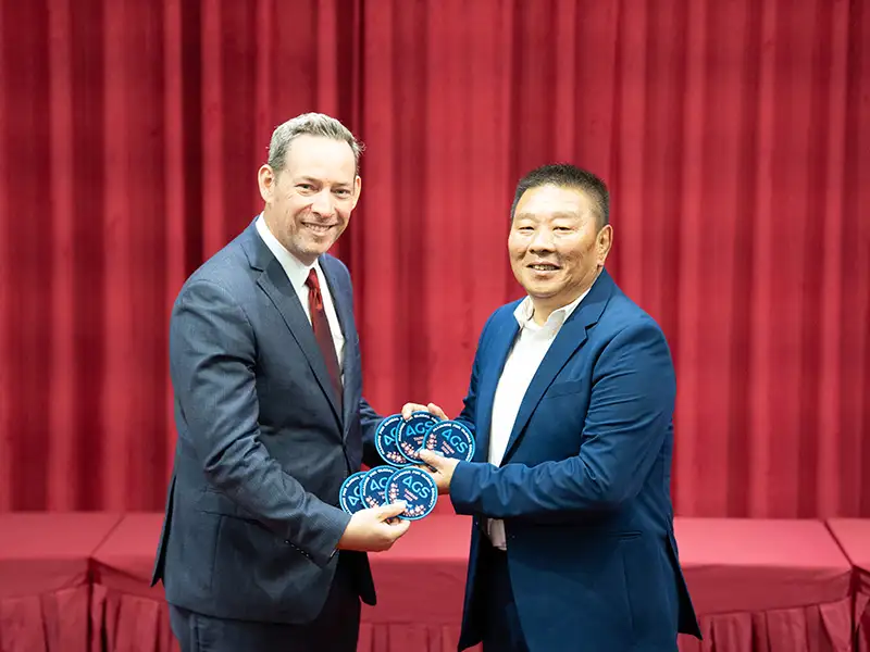 美國智庫全球安全聯盟代表團首度拜會高雄市議會民進黨團,雙方就國防安全、外交合作與民主韌性等議題進行深入交流。(記者吳文欽攝)
