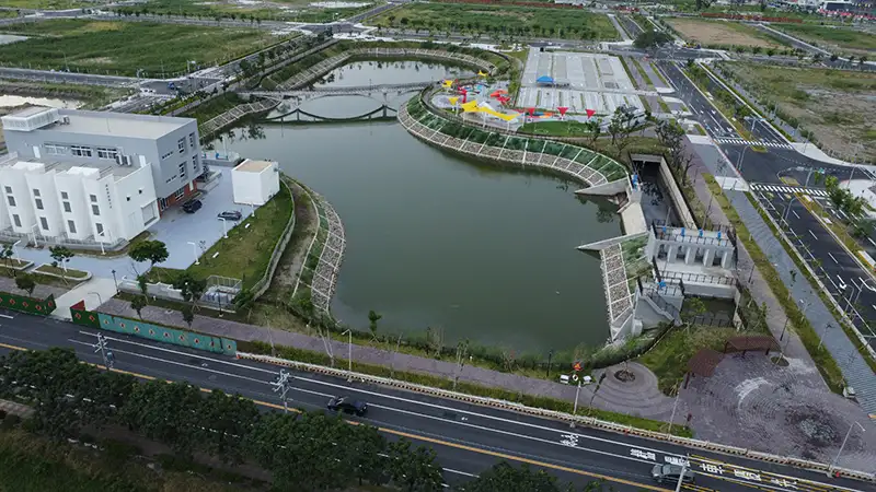 北安商業區市地-榮獲2025建築園冶獎─公園綠地景觀類。(圖/臺南市都發局 提供)