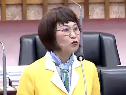 因應財政收支劃分法修法,市議員李喬如再次重申修法對高雄市不公,並關切市府明年度總預算編列的因應對策。(記者吳文欽攝)