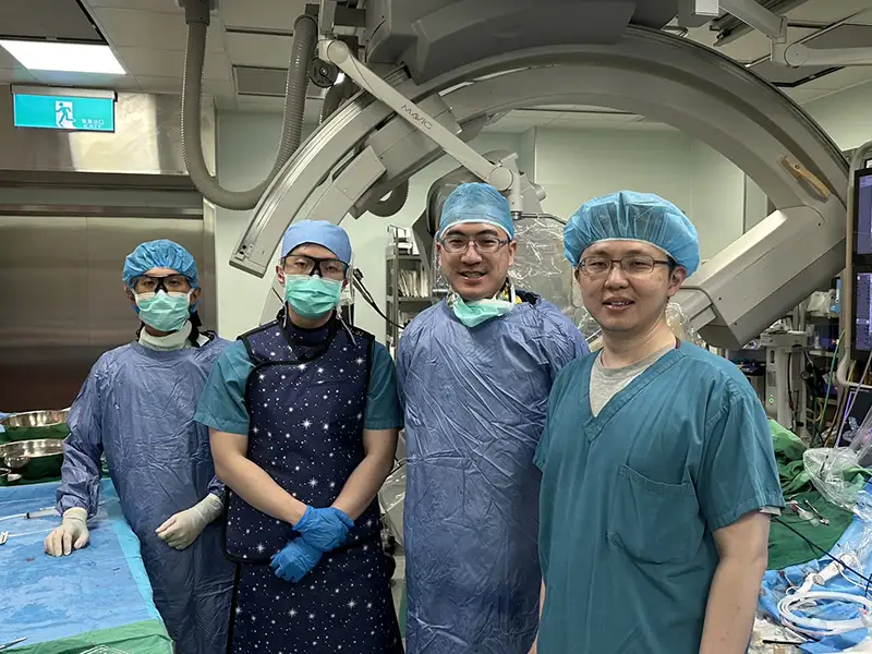 輔大醫院首例！心臟內科團隊成功完成一站式心房顫動最新治療技術：脈衝場導管電燒合併左心耳封堵術