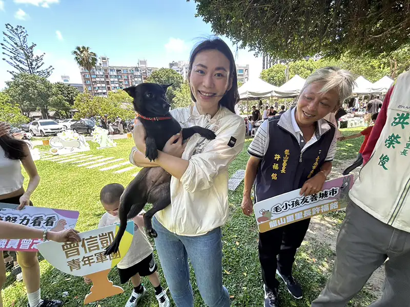 曾之婕號召「浪」愛循環　百攤市集龍山里登場送暖毛孩