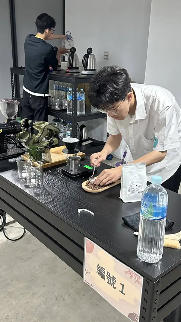拉花賽指定使用Cophi明星豆款 TW365。(圖/統一企業 提供)