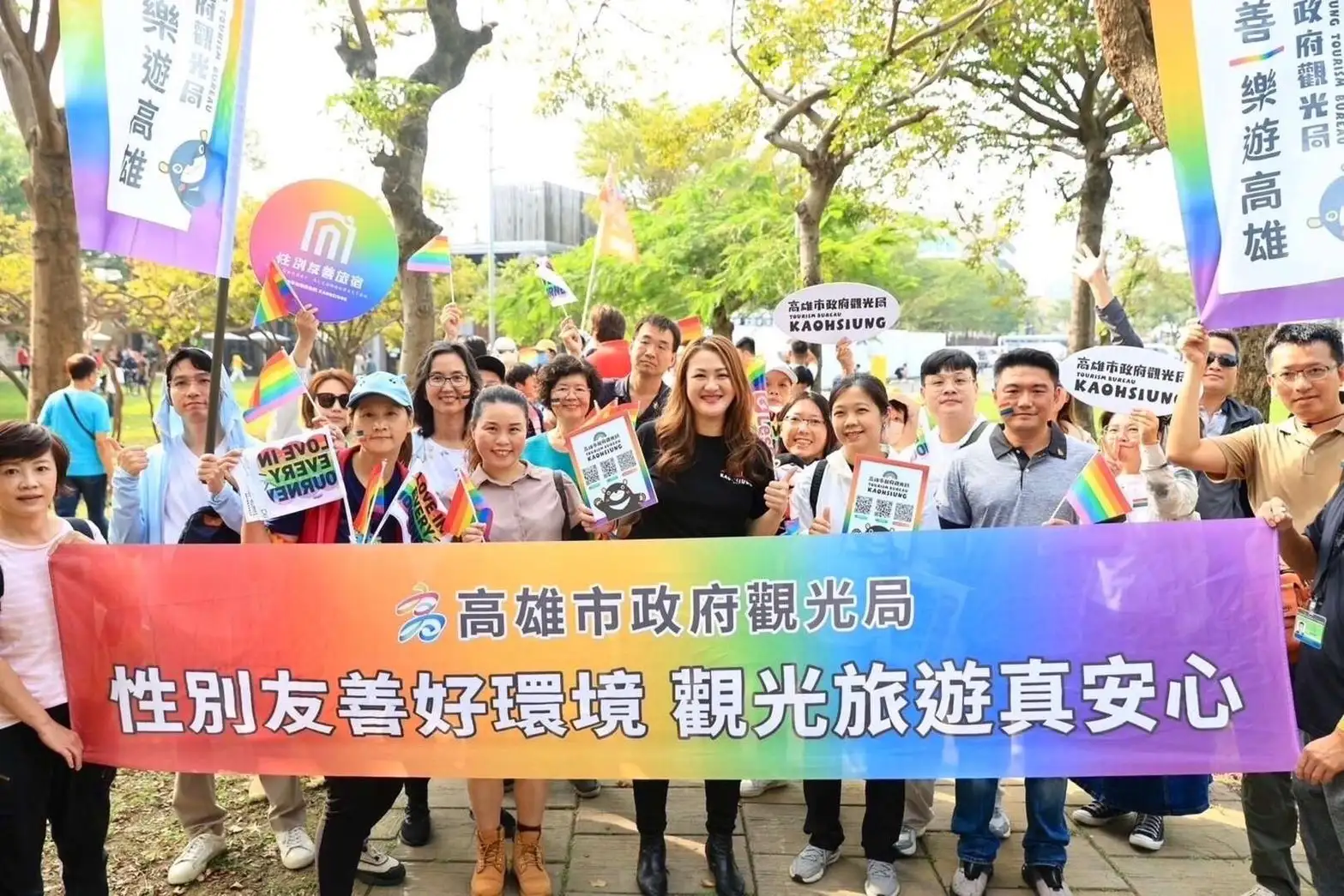 高雄市政府觀光局首創性別友善旅宿輔導認證制度,兩年來成功輔導40家飯店旅館。(觀光局提供)