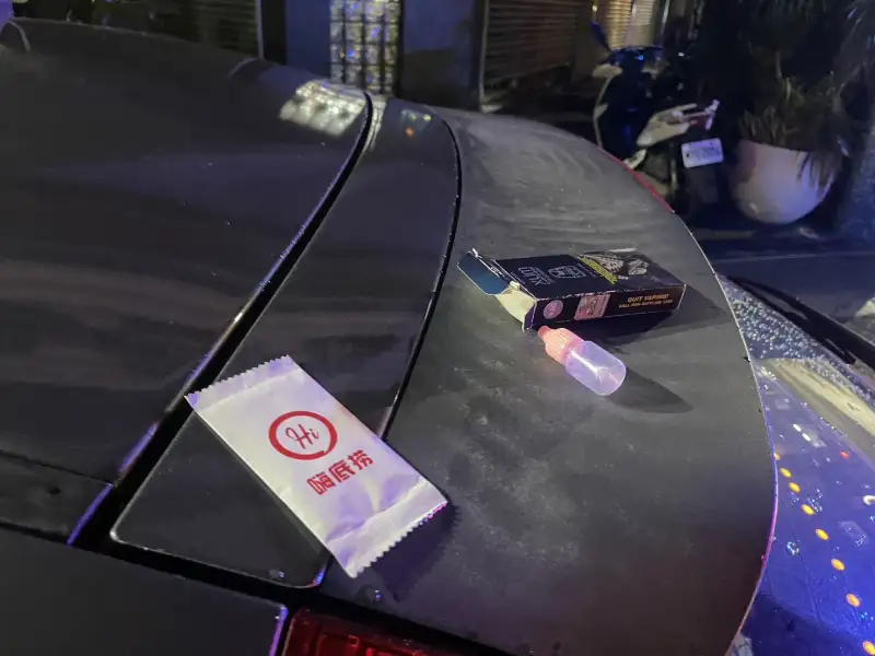 臺南警眼尖查毒駕　毒咖啡包與依托咪酯全數攔獲