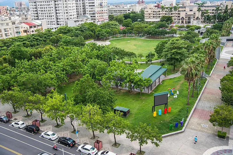 《我們與惡的距離Ⅱ》拍攝場景-文化公園。(圖/嘉義市政府 提供)