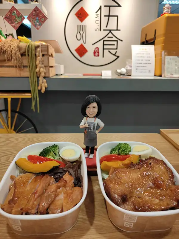 美味的健康餐盒也帶來許多企業的訂單。(圖/記者賴俊廷)