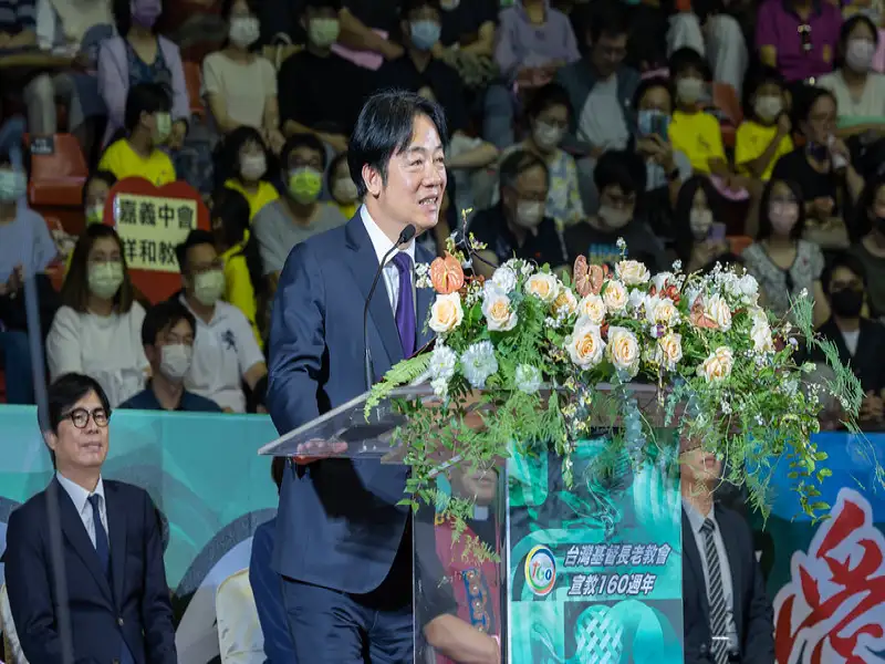 賴清德出席長老教會160週年禮拜　盼凝聚正面力量共創台灣未來