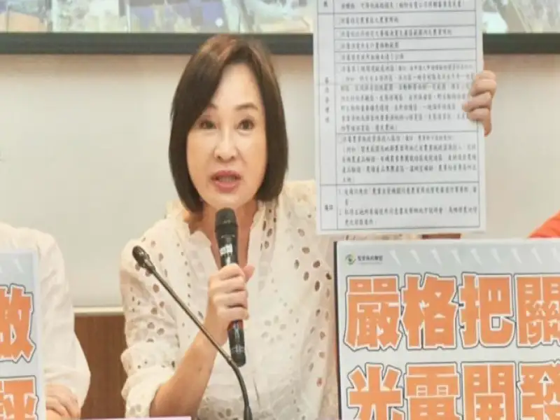 柯志恩批綠電政策恐淪貪腐溫床　強調在野黨將追究到底