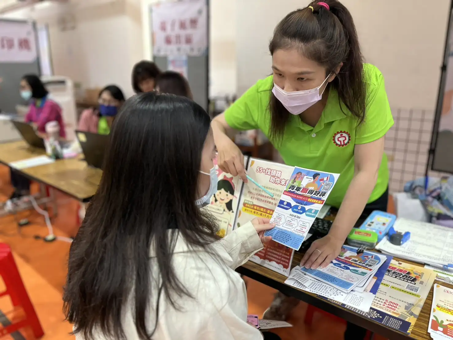 勞工局推動多元就業促進計畫，協助市民掌握高科技與新興產業就業機會。(記者/吳文生 攝)