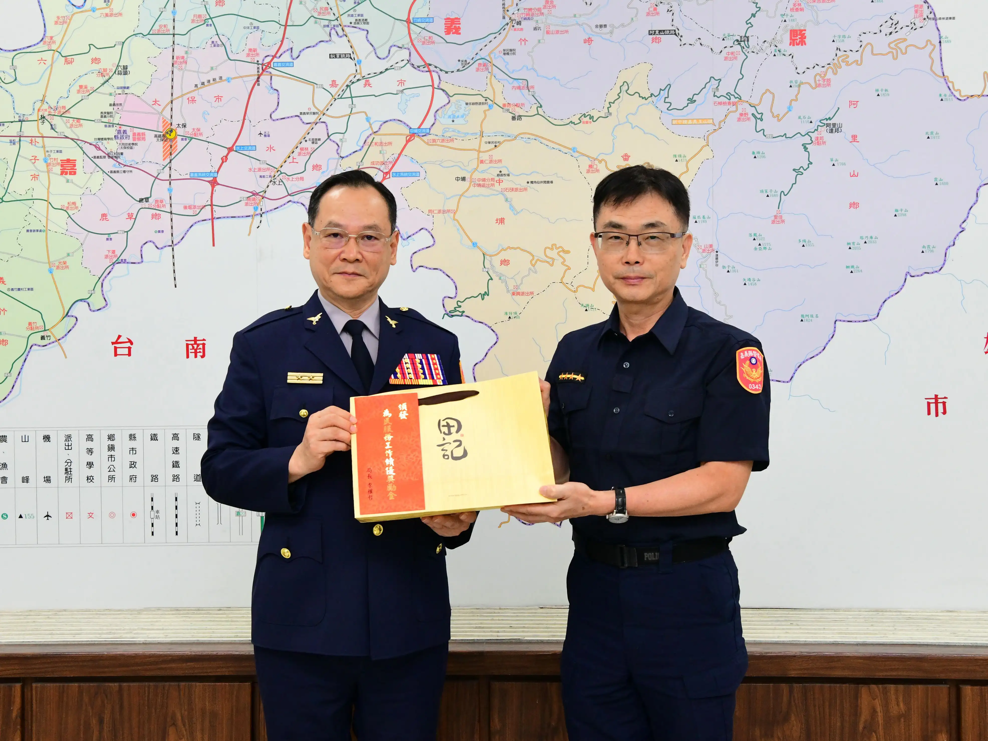 中埔分局頂六派出所所長黃煌昆。(圖/嘉義縣警察局 提供)