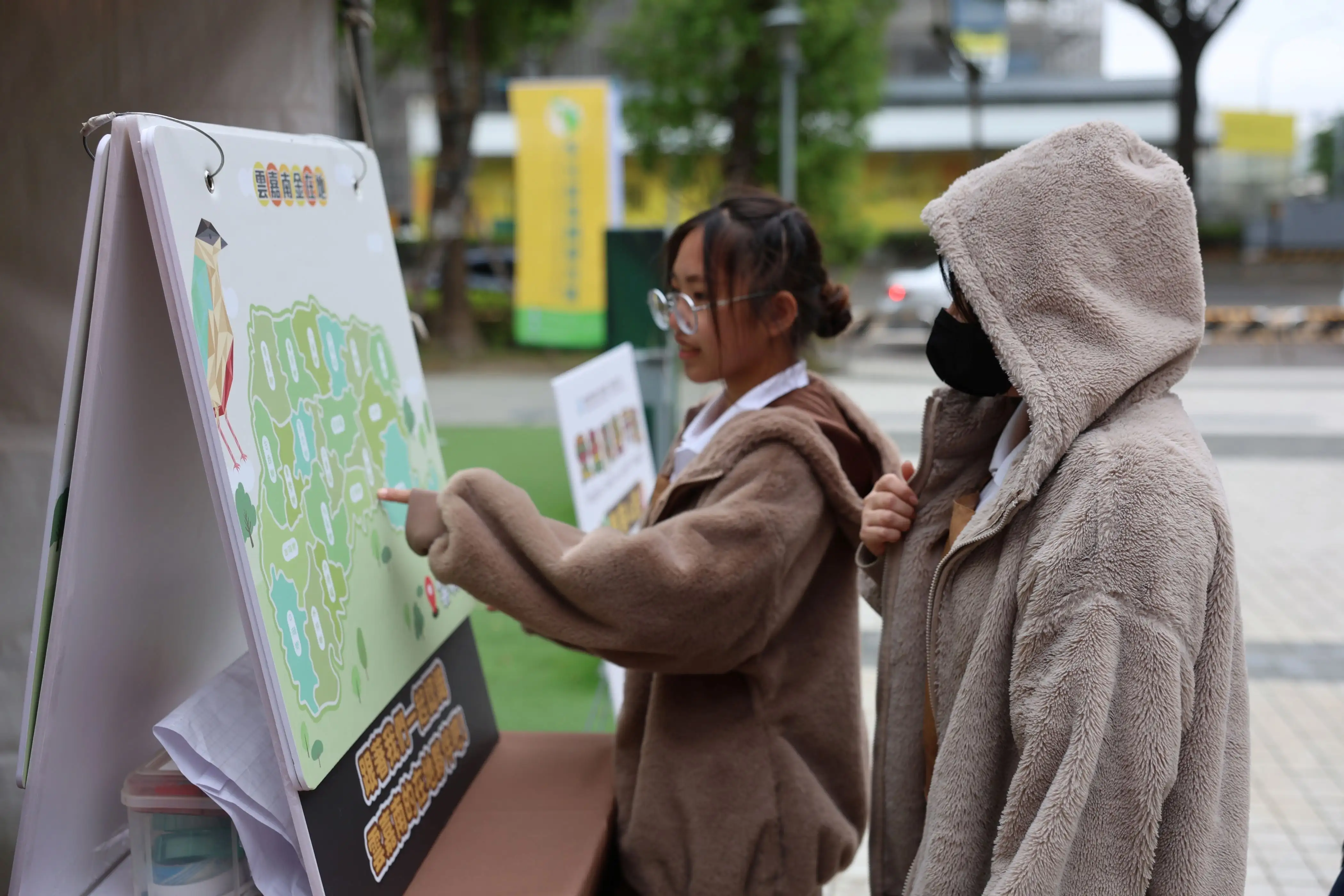 「雲嘉南好物市集」現場互動小遊戲可換現金抵用券。(圖/好時光靚市集 提供)