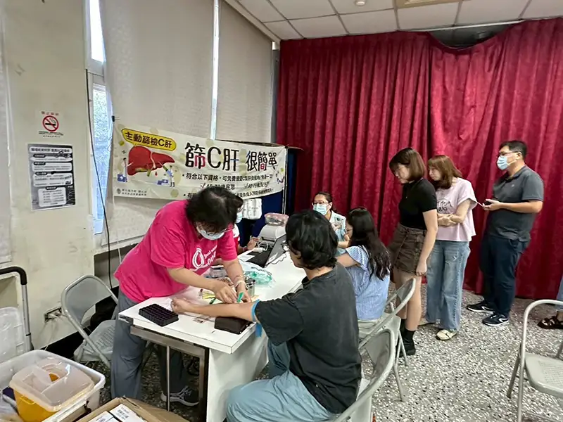 嘉義縣擴大B、C型肝炎免費篩檢服務,落實早期發現早期治療。(圖/嘉義縣衛生局提供)
