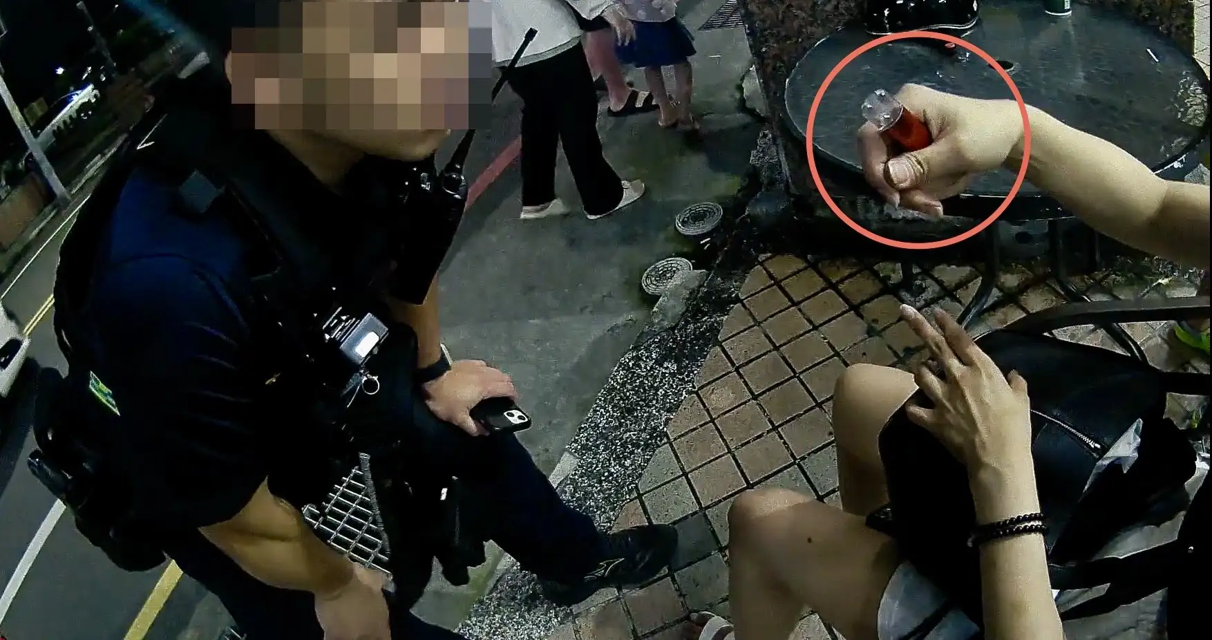 警查獲神智不清女子新興毒品「喪屍菸彈」。(圖/臺南警局 第四分局 提供)
