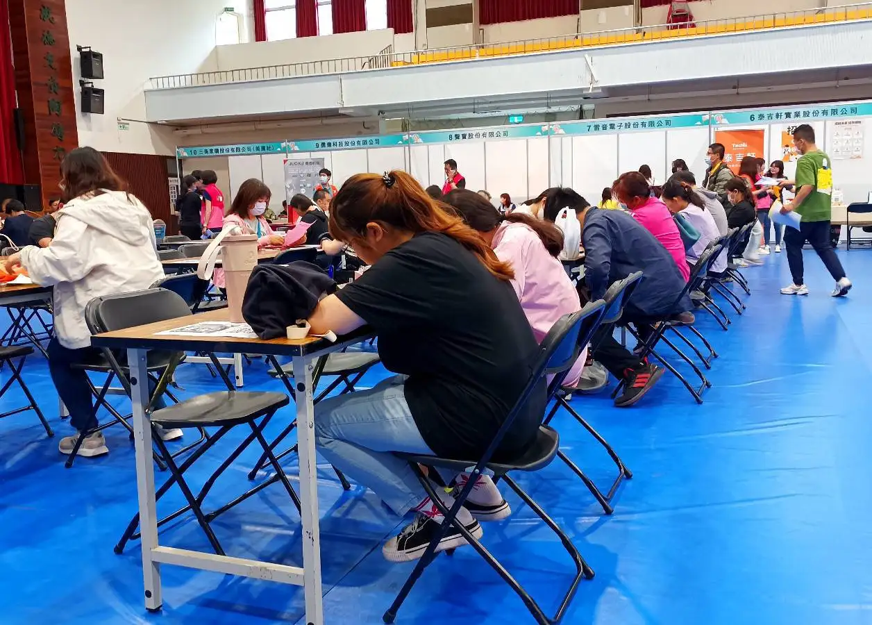 臺南就業中心8月徵才活動一覽表。(圖/臺南就業中心 提供)