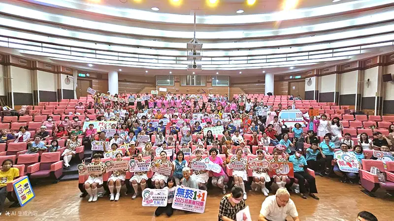 嘉義縣衛生局舉辦「無菸1+1抵嘉攏安康」創意短劇比賽，18隊同台飆創意，宣傳健康與無菸理念。(圖／嘉義縣衛生局　提供)