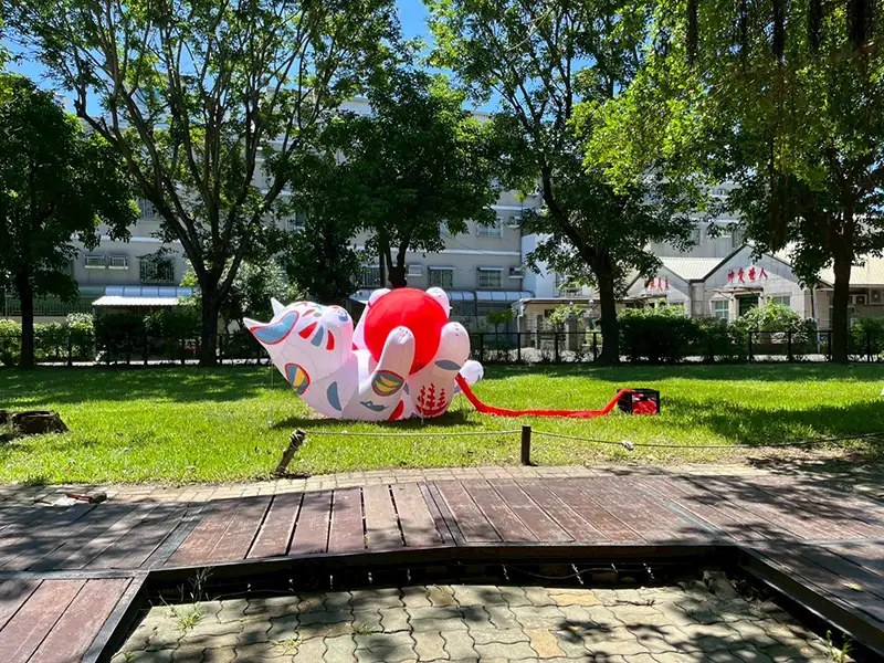 文化局舉辦七夕嘉年華—巷仔Niau玩月老紅線活動。(圖/台南市文創發展科 提供)