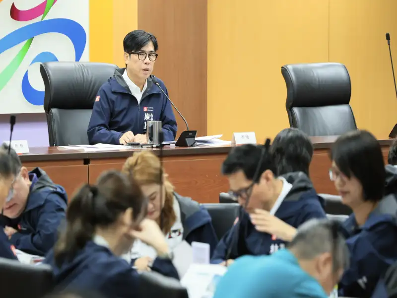 陳其邁市政會議關注行人安全 指示強化校園周邊人行環境