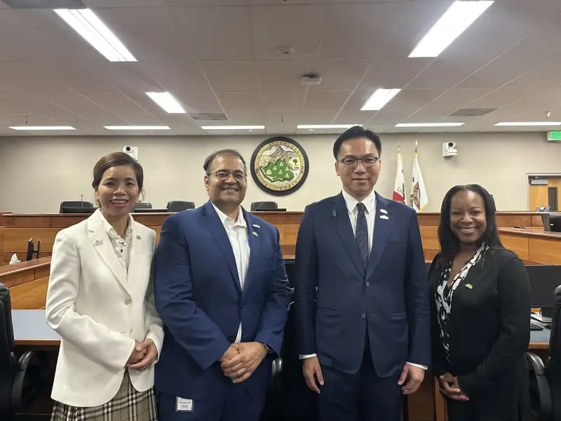 林智鴻舊金山推介高雄 蛻變高科技創新樞紐